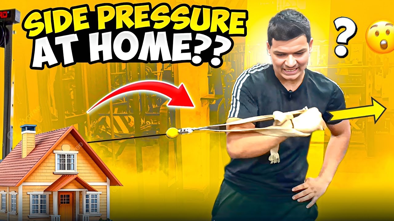 Train Side pressure At Home 😱! | is it Possible ? Arm wrestling trianing 🔥💪