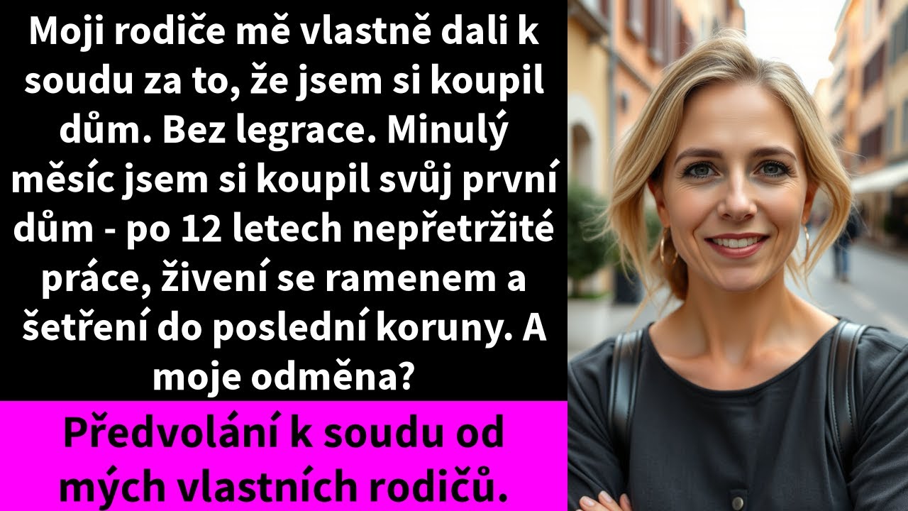 Moji rodiče mě vlastně dali k soudu za to, že jsem si koupil dům. Bez legrace.