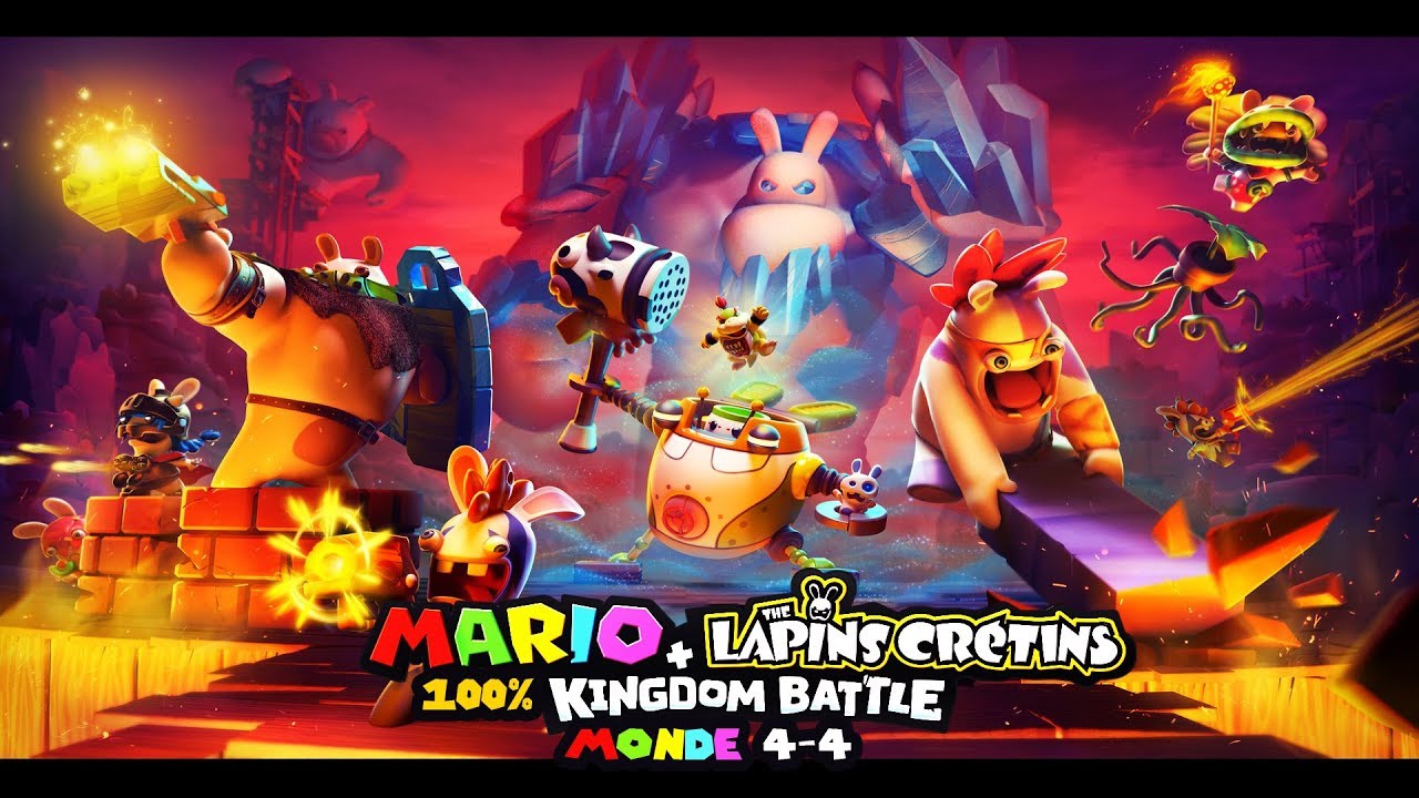 [Mario + Lapins Crétins Kingdom Battle] 4-4 - Équipés pour gagner (100%)
