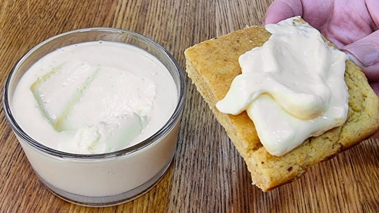 Mayonnaise WITHOUT RAW EGG or OIL - Low Calorie, Low Carb, High Protein, Delicious, Healthy and Easy