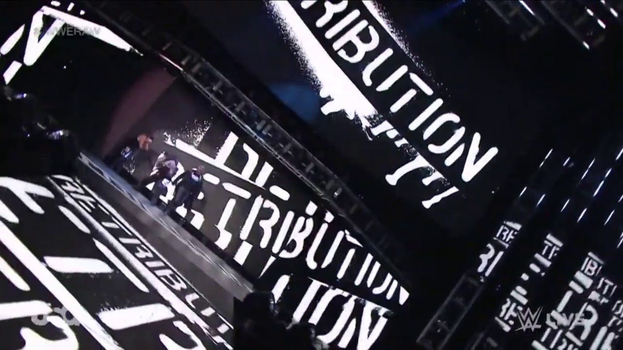 Mustafa Ali and Retribution entrance, RAW November 9, 2020