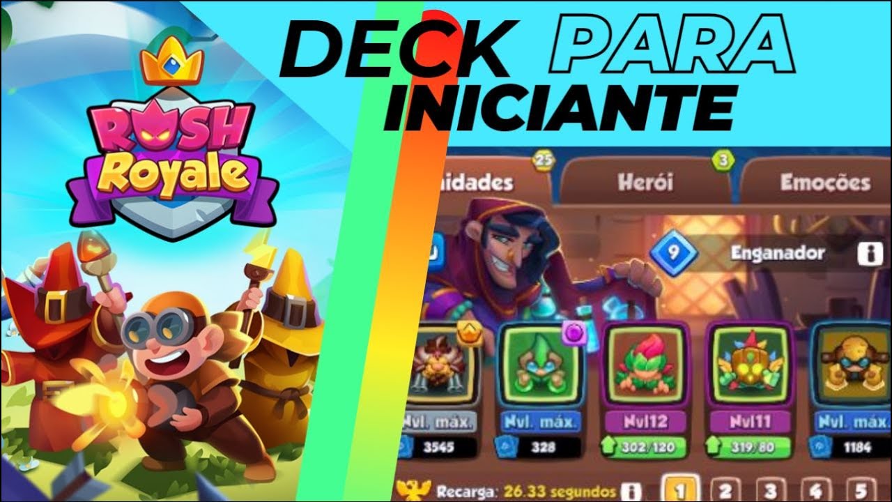 Rush Royale - Deck para iniciante (SEM DRIAD)