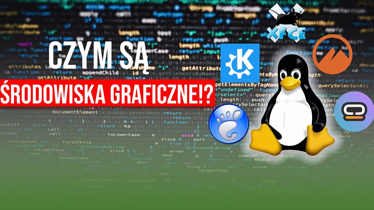 KDE, GNOME, Xfce... środowiska graficzne