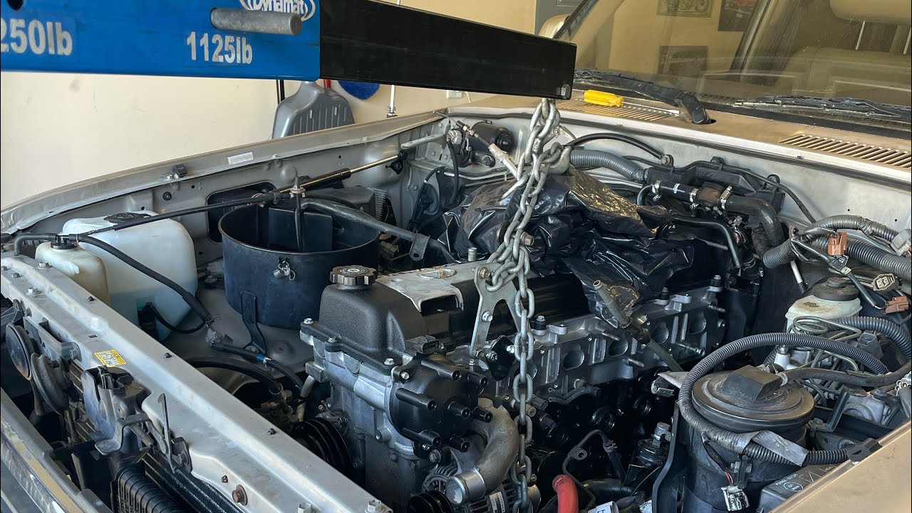 Lexus LX450 engine install