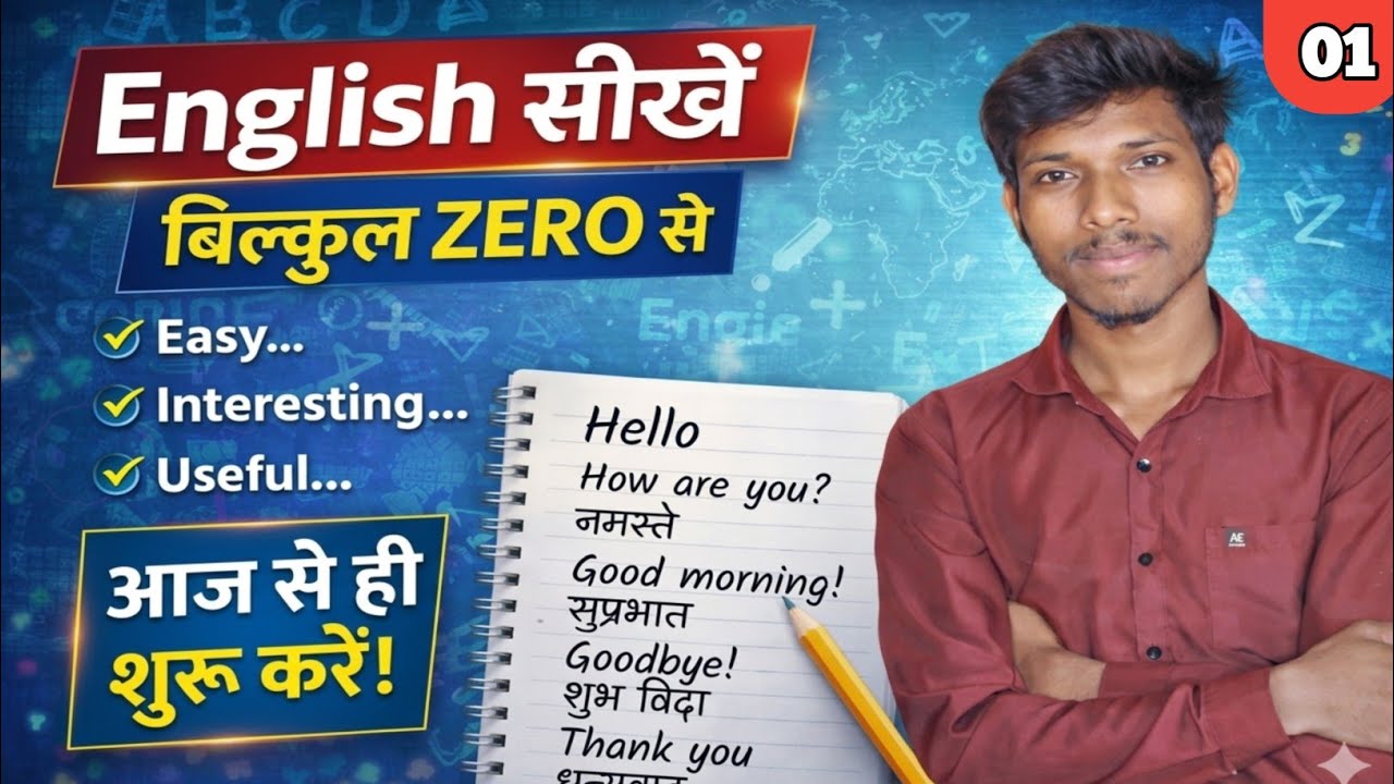 English सीखें बिल्कुल Zero से | Part 1 | Beginner English Speaking Course 2026#englishspeakingcourse