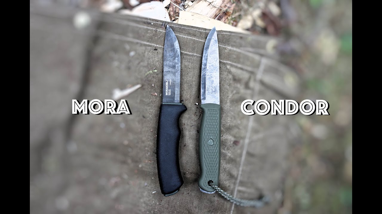 Condor Terrasaur vs. Morakniv Bushcraft Black (Budget Bushcraft Blades)