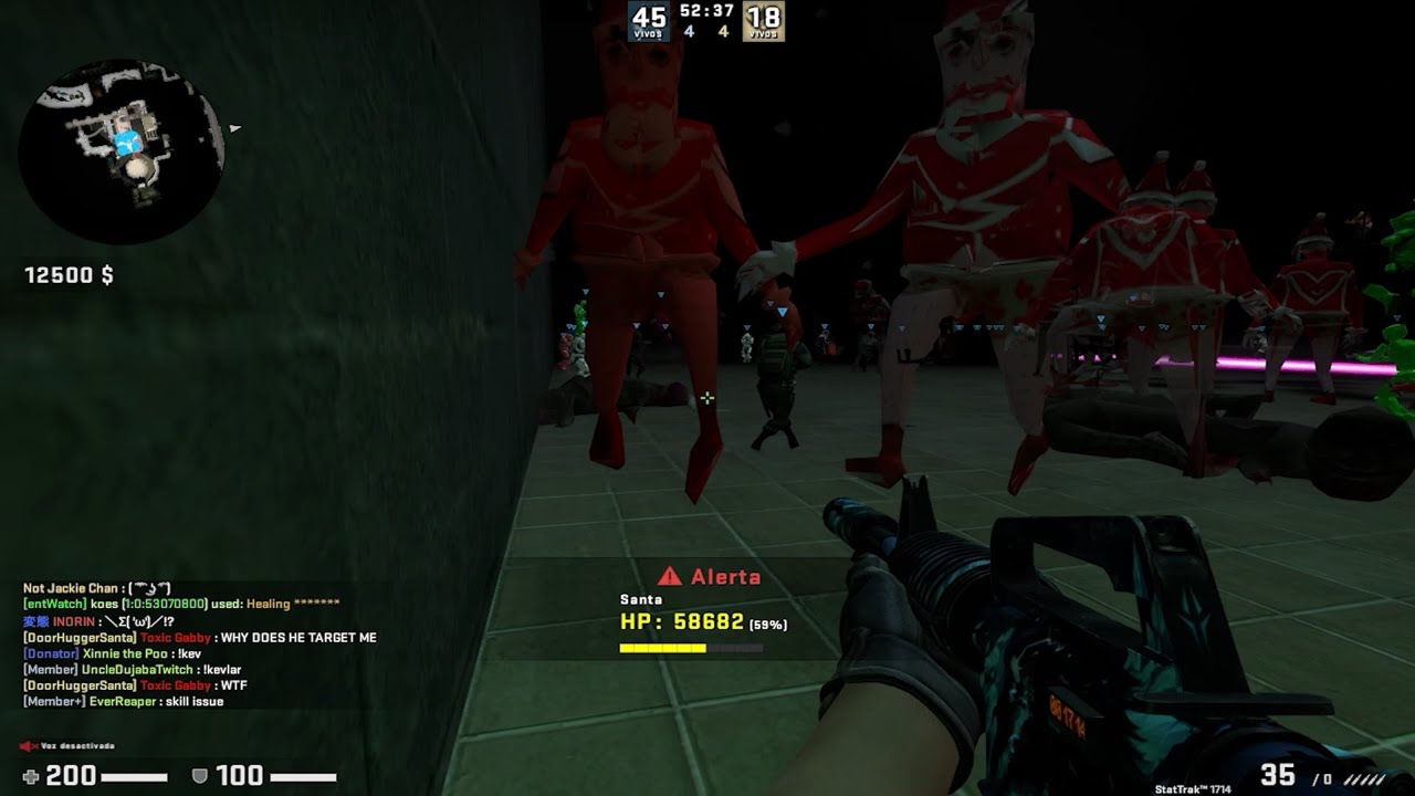 Misiones: CS:GO - Zombie Escape (ZE_SANTASSINATION_V3) [Final stage - Socrates]