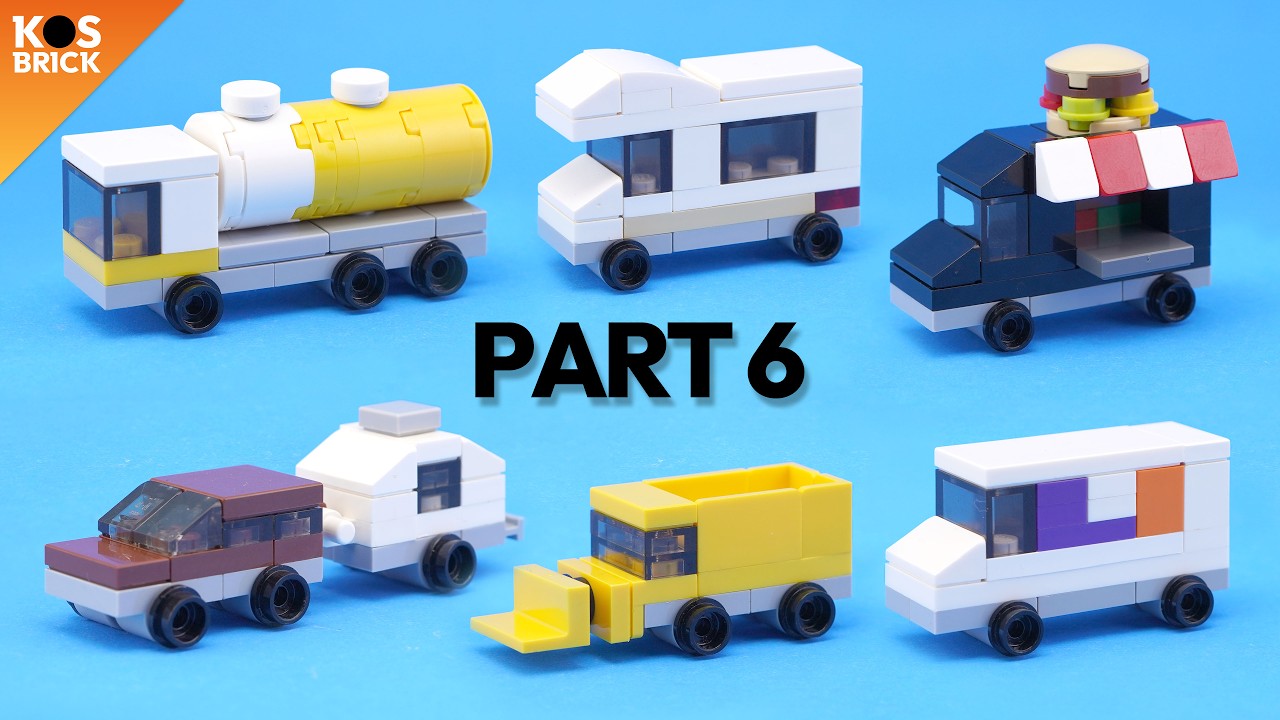 Lego Mini Vehicles City Cars — Часть 6 (Обучение)