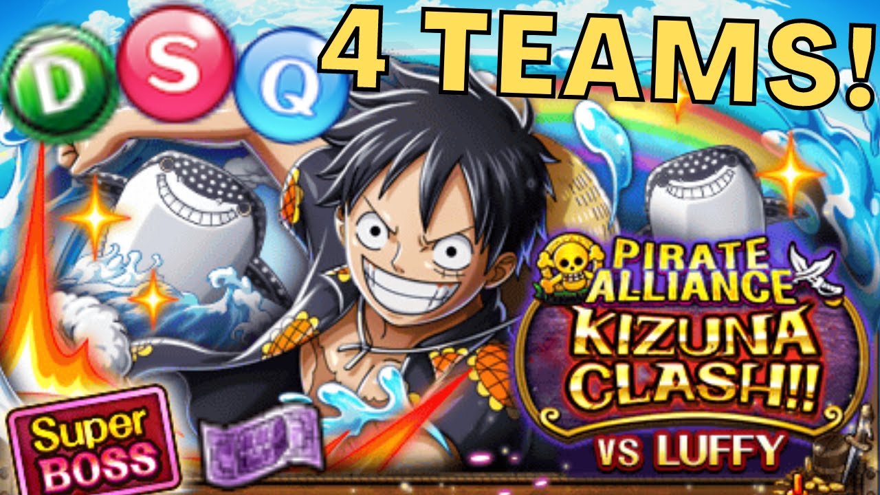 OPTC KIZUNA LUFFY TEAMS! I HECKIN' ❤️ OPTC!!! (One Piece Treasure Cruise)