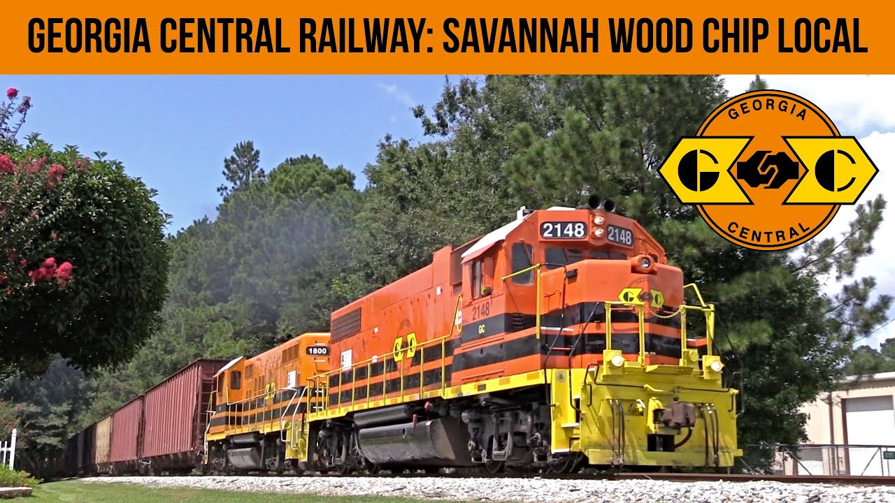 Georgia Central Railway's Wood Chip Local