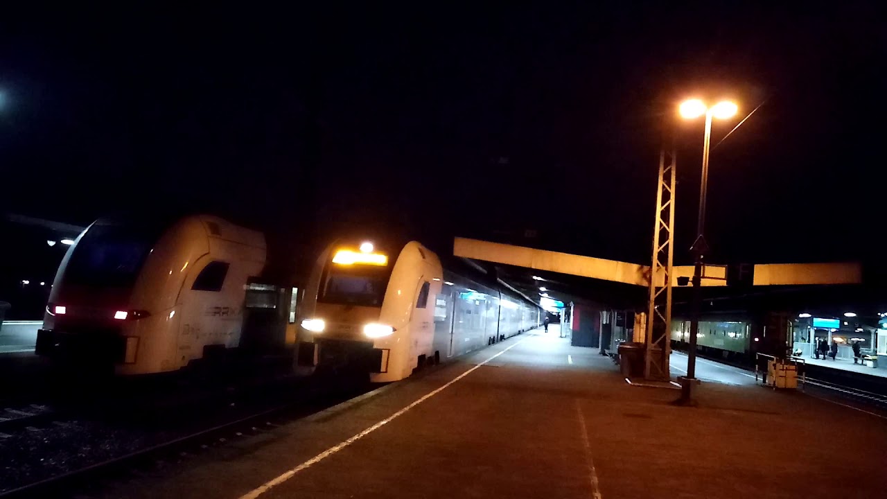 Ausfahrt RE 6 nach Kölnbonn Flughafen in Hamm Hbf