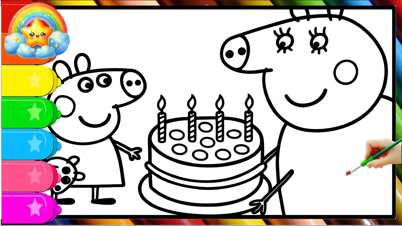 Peppa Pig And her family celebrating a big birthday party || Peppa Pig Official Family Kids Cartoon