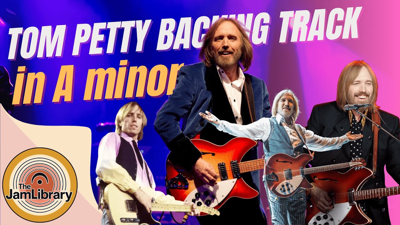Tom Petty Style Backing Track in A minor - Breakdown Inspired Rock Jam (108 BPM)