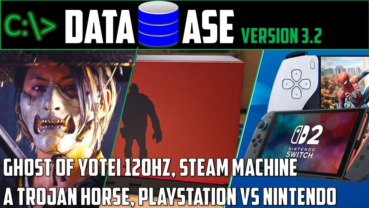 Database #32 - Ghost of Yotei 120Hz patch, Steam Machine impact, PlayStation trouble in Japan - NXG