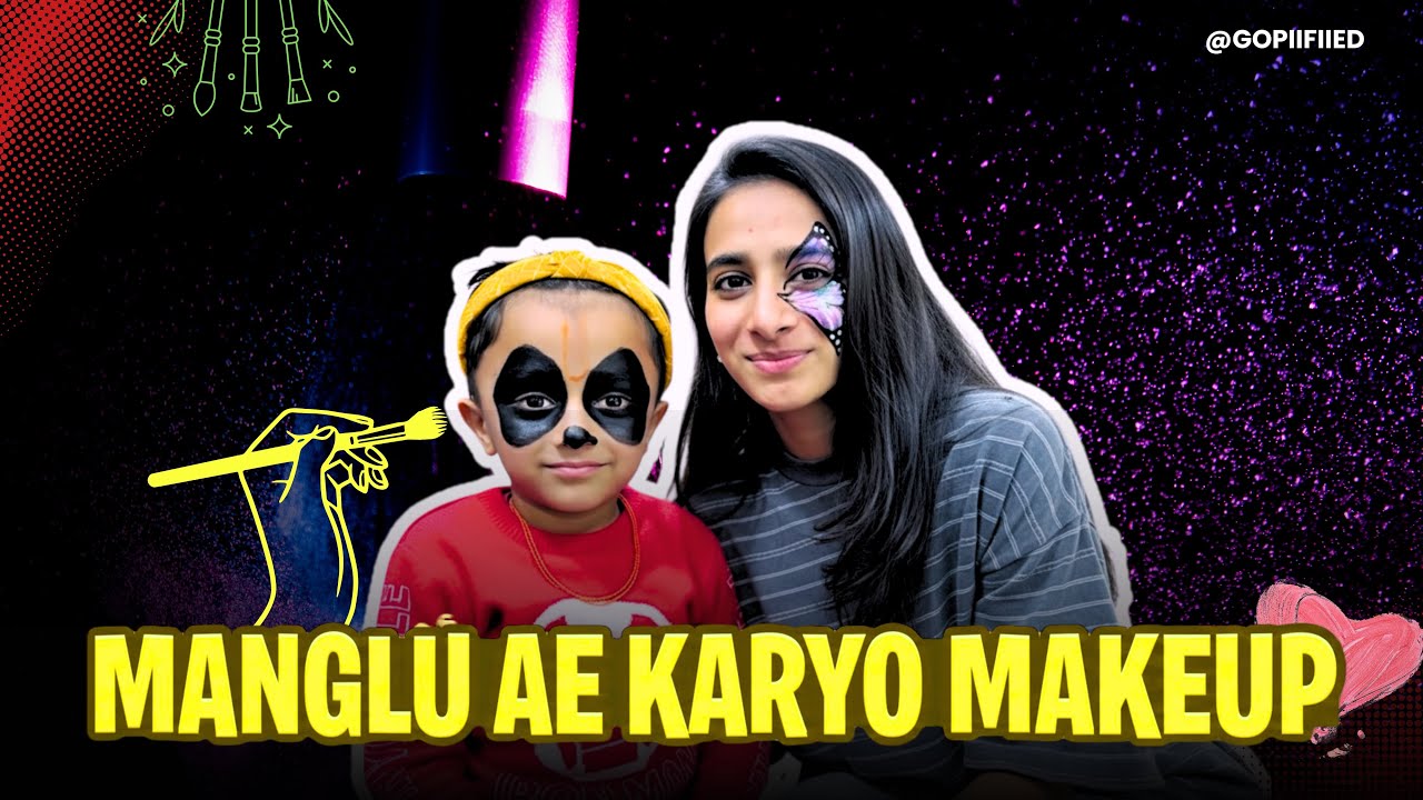 Manglu a Karyo Mane Makeup | Nitya Avyo Ghare | #youtubevideo #vlogs #gujjuvlogs #funny #trending 