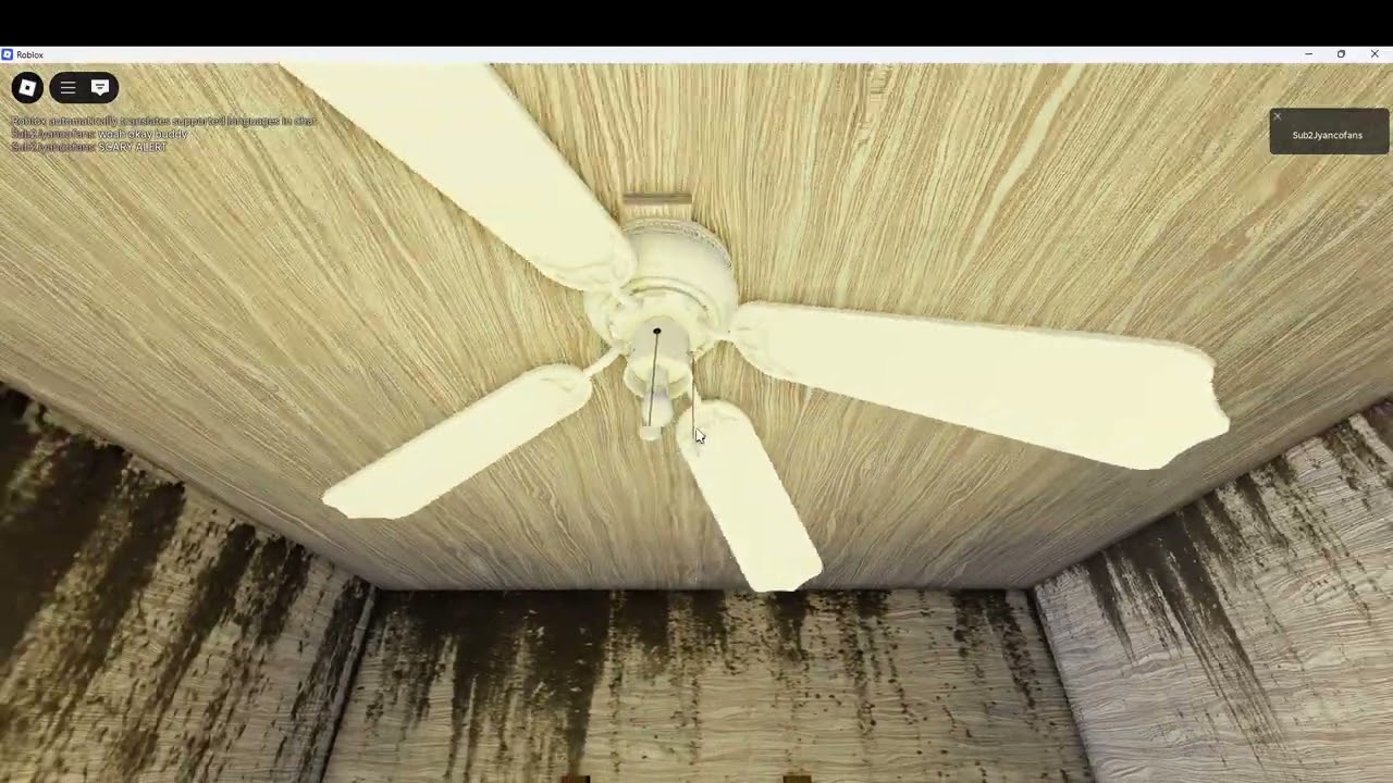 ceiling fans abandoned house