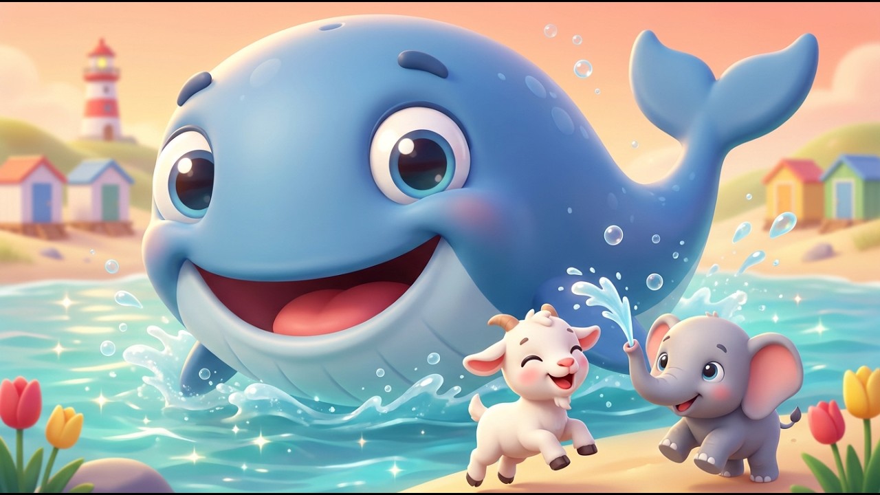 Blije Walvis in de Zee 🐋 | Klein Geitje op de Boerderij 🐐 | Kleine Olifant Lied 🐘 | Kinderliedjes