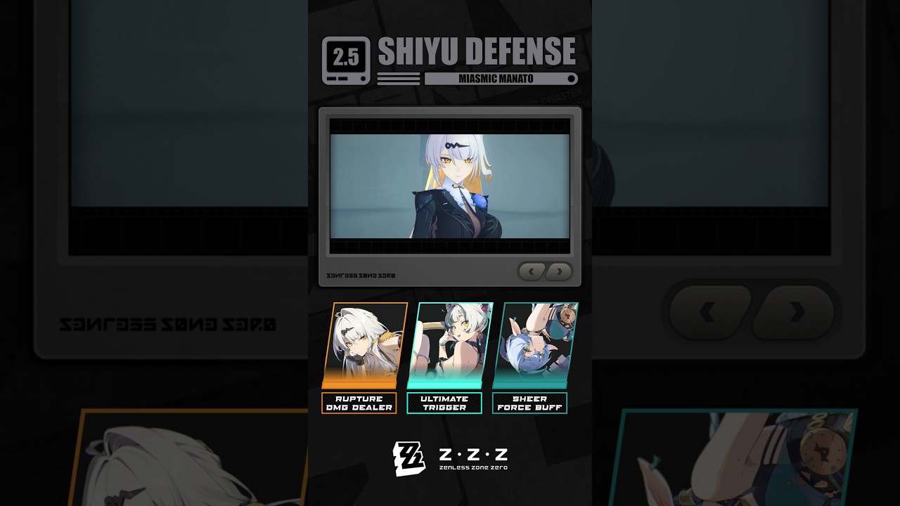 V2.5 ❰ Zenless Zone Zero ❱ SD: Miasmic Manato (25s) - M6S1 Yixuan, Dialyn & Lucia