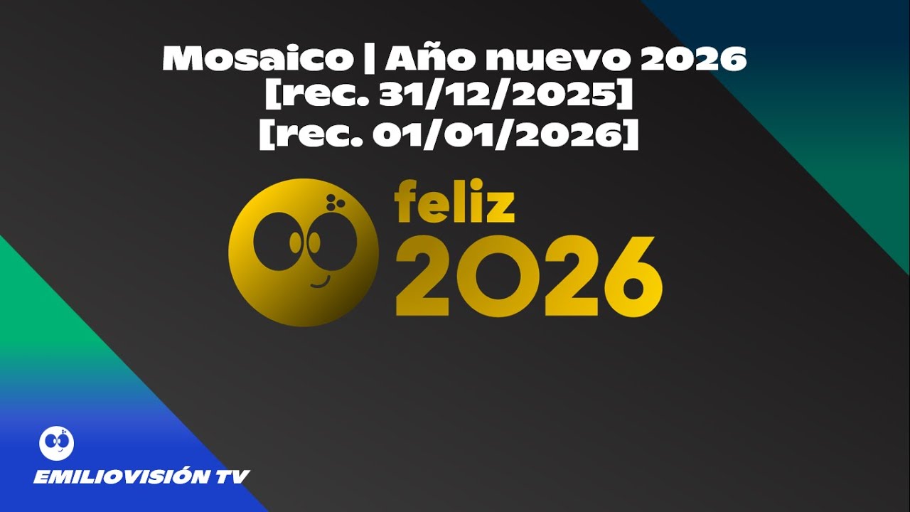 Mosaico | As&iacute; la TV chilena recibi&oacute; el 2026 [rec. 31/12/2025-01/01/2026]