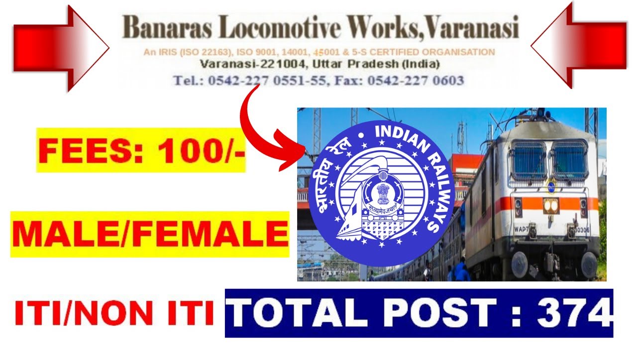 DLW Railway Apprentice 2022 | BLW Varanasi Apprentice 2022