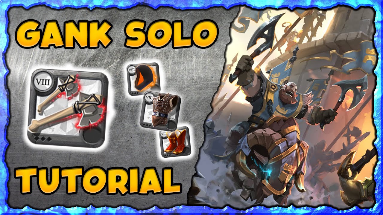 [TUTORIAL] Gank Solo Patas de Urso Albion Online