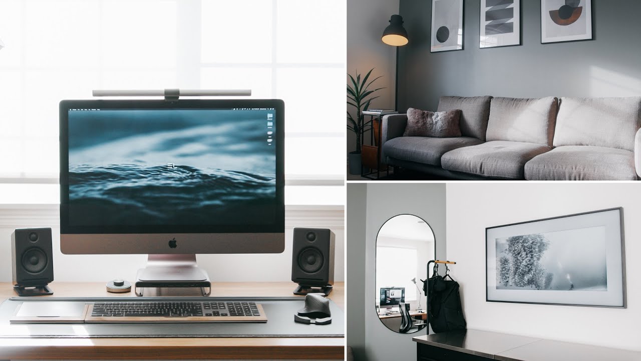 Экскурсия по домашнему офису | Продуктивное рабочее пространство + организация рабочего стола
