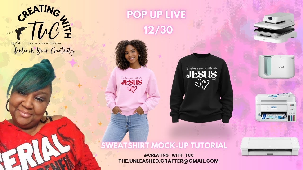 SWEATSHIRT MOCK UP TUTORIAL