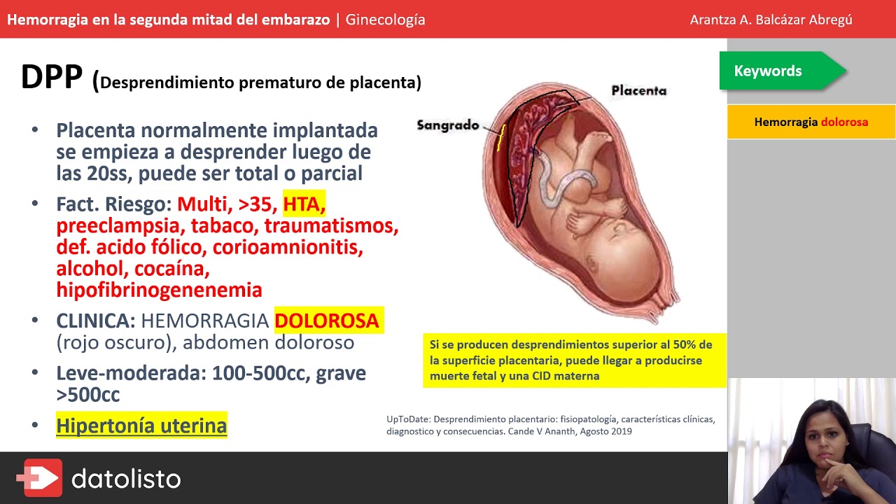 HEMORRAGIA DE LA SEGUNDA MITAD DEL EMBARAZO - OBSTETRICIA