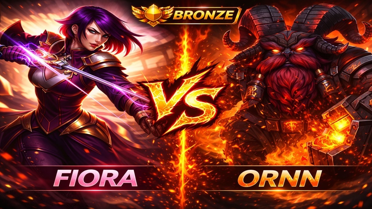 Ranked Review #42– Fiora vs Orn | Bronze 3 Solo Queue
