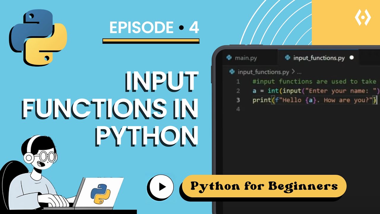 How to Take User Input in Python | Python 3.13 Tutorial for Beginners (Episode 4)