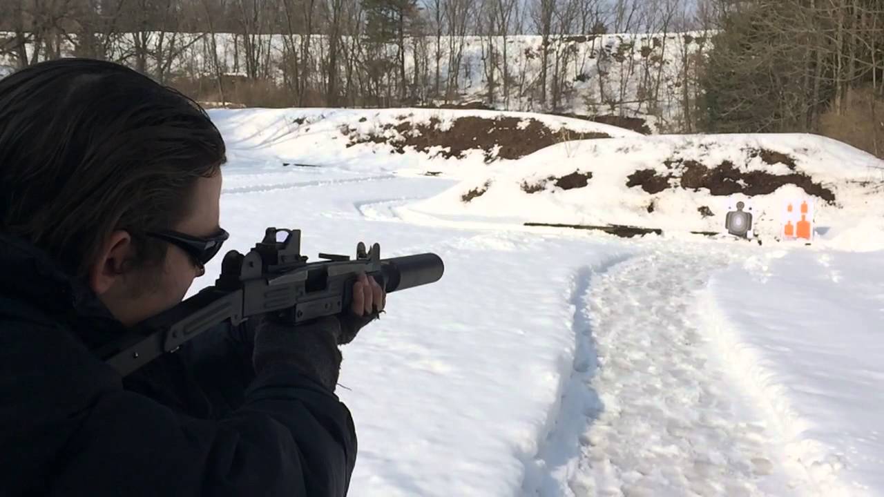 UZI 9mm Full Auto Mag Dump