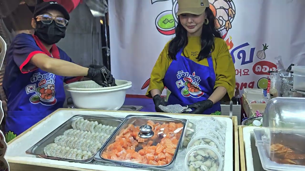 Bangkok Train Night Market UHD 60fps