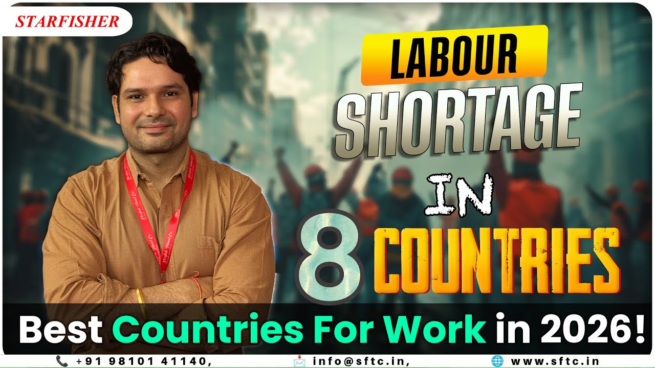 8 Countries Facing Labour Shortage in 2026 🌍 | Top Work Abroad Opportunities You Can&rsquo;t Miss!
