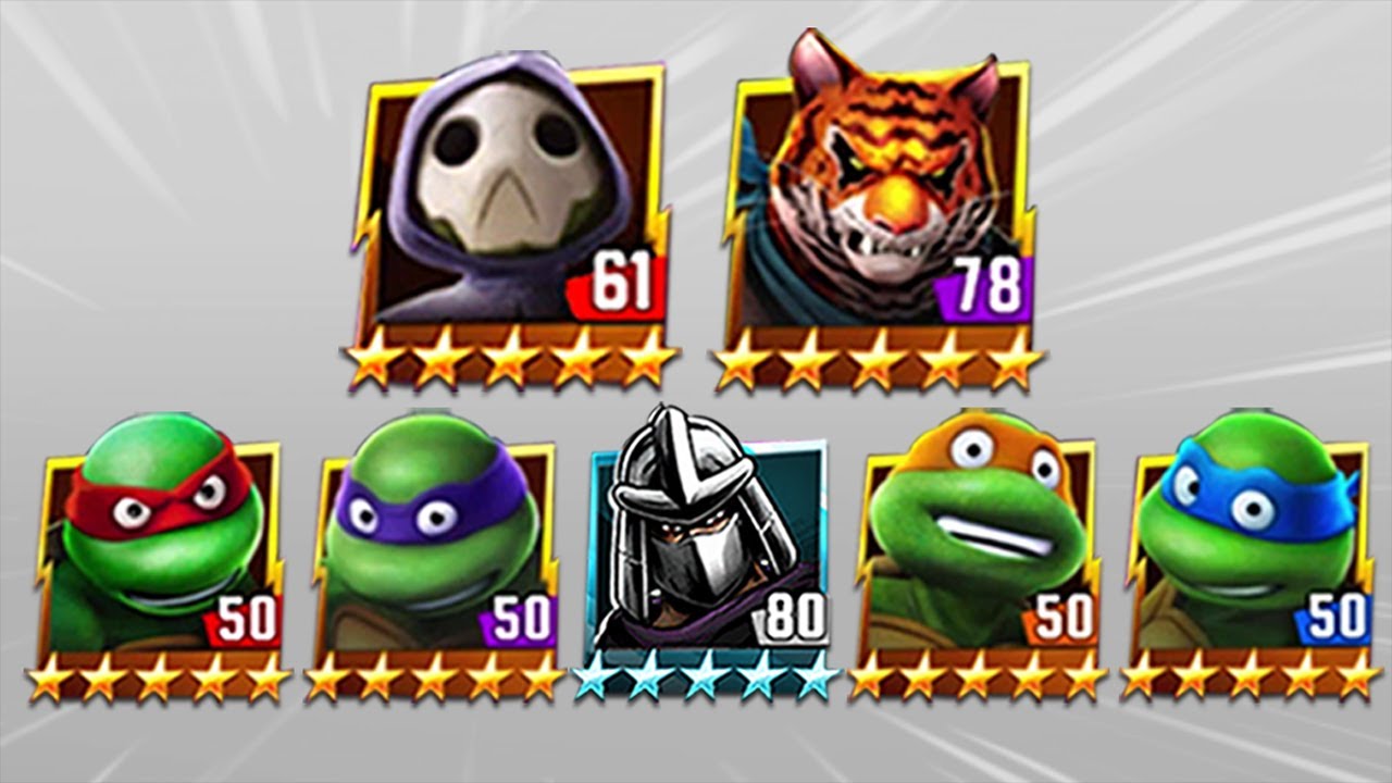 TMNT Legends Shredder Classic & Ninja Turtles Classic