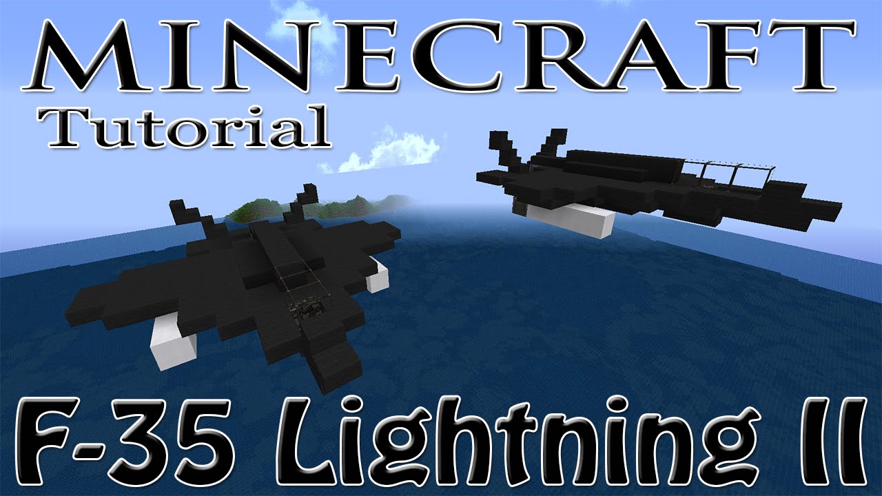 MINECRAFT / HYTALE : F-35 Lightning II Jet Fighter Tutorial