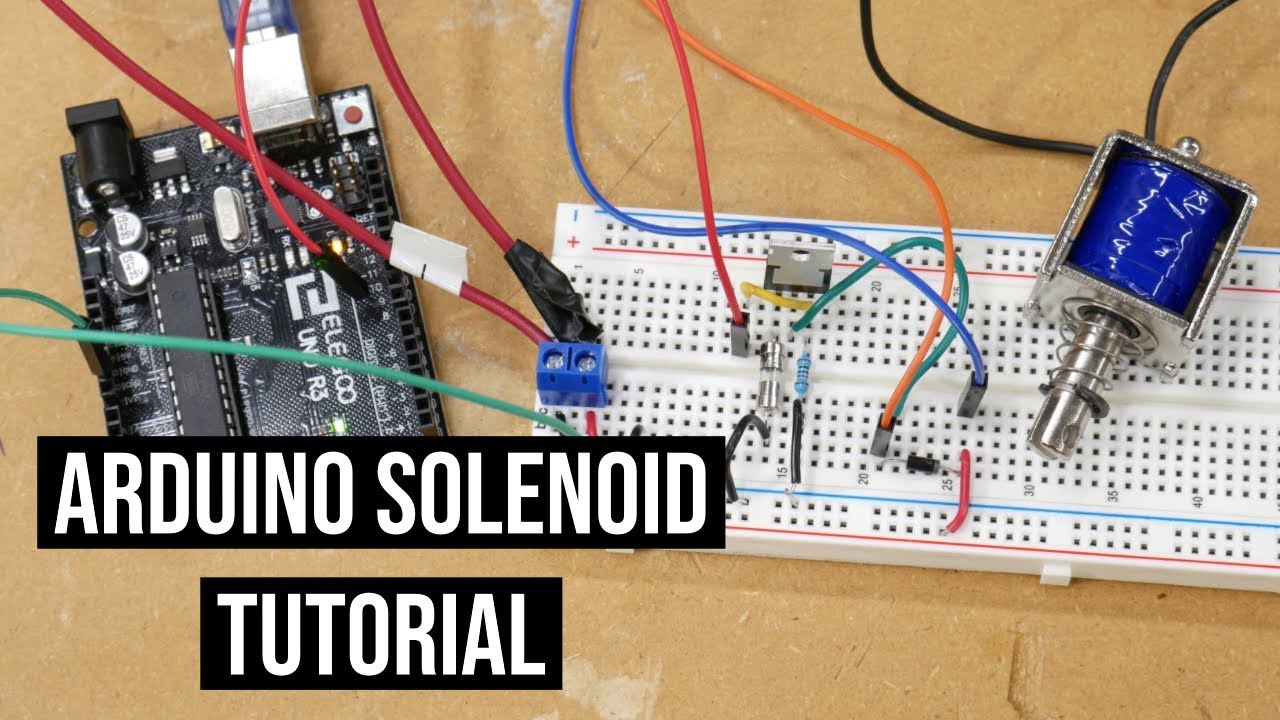 Управление соленоидом с помощью Arduino (урок)