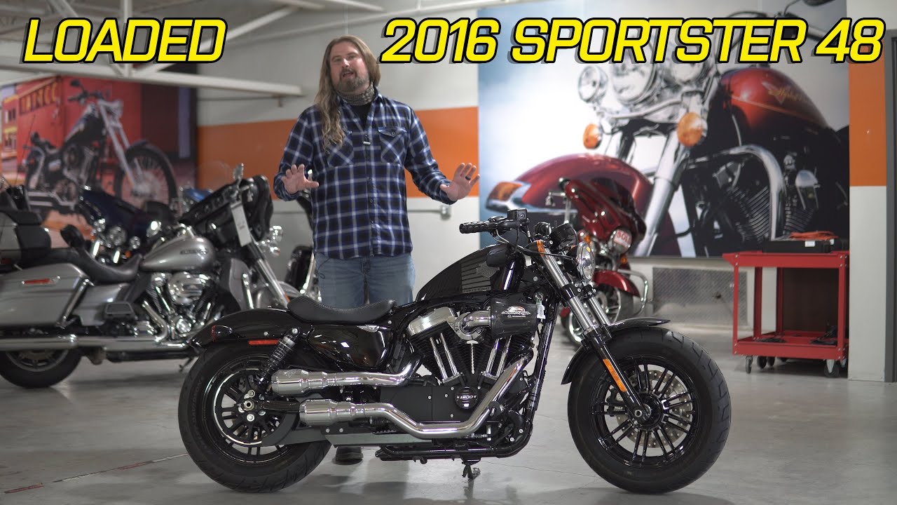 2016 Harley Davidson Sportster 48 with Vance and Hines Exhaust