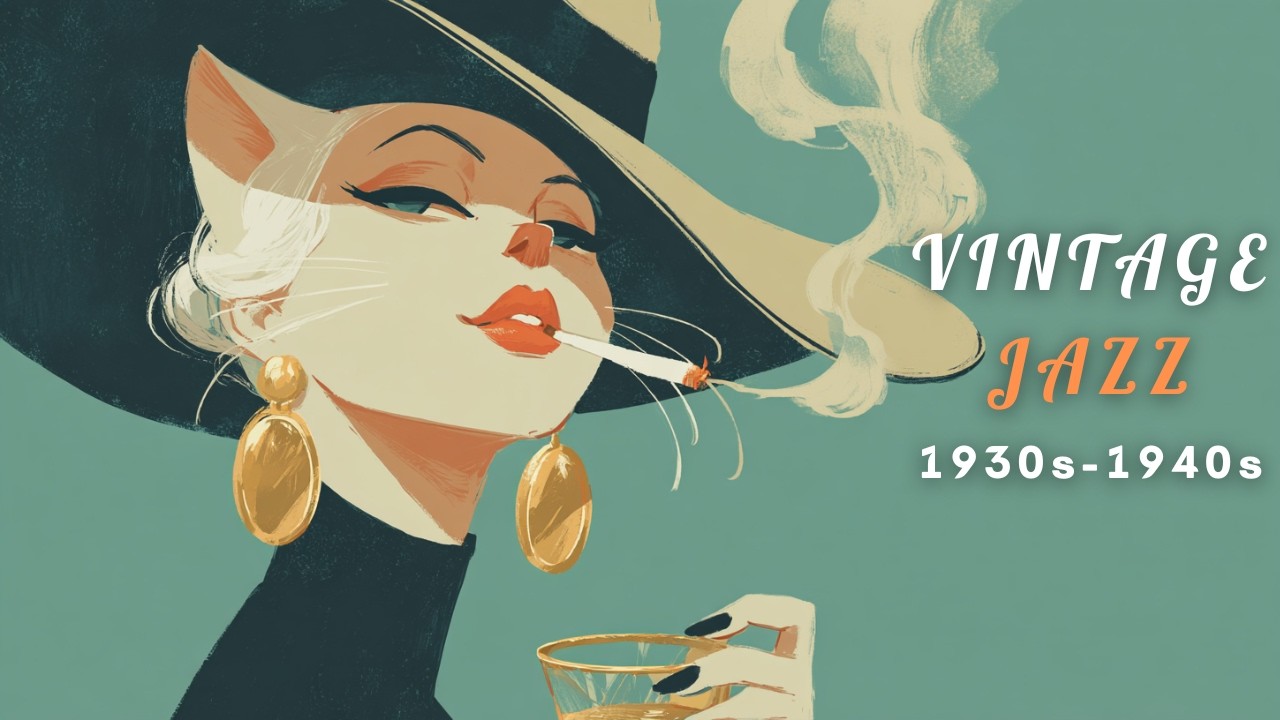 1930's & 1940's Vintage Jazz Playlist - Champagne and Charade: Gilded Facades | MEOW JAZZ Classics