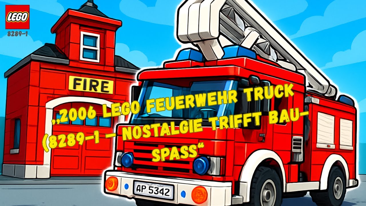 Lego®  „2006 LEGO Feuerwehr Truck (8289) – Nostalgie trifft Bau-Spaß“