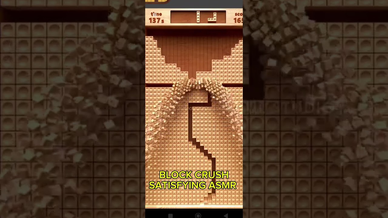 #shortsvideo# BLOCK CRUSH SATISFYING ASMR