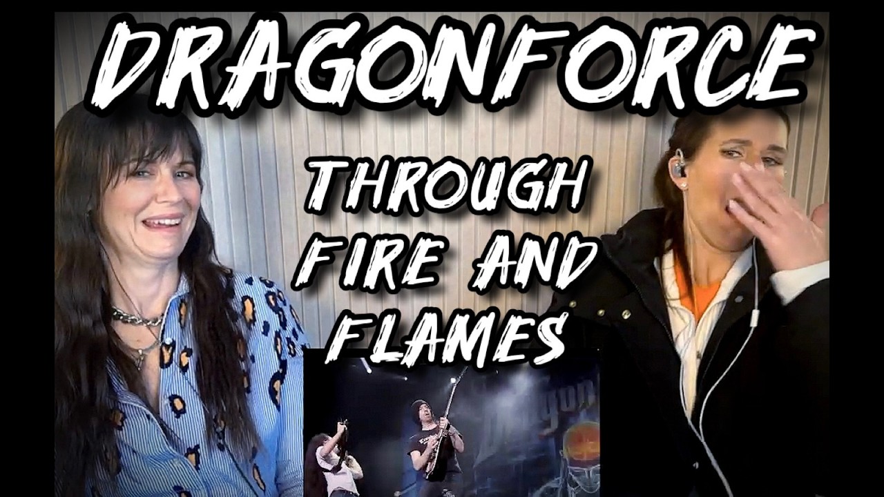 FIRST TIME REACTION!!! Dragonforce   Through Fire and Flame   American Moms Blind React!!