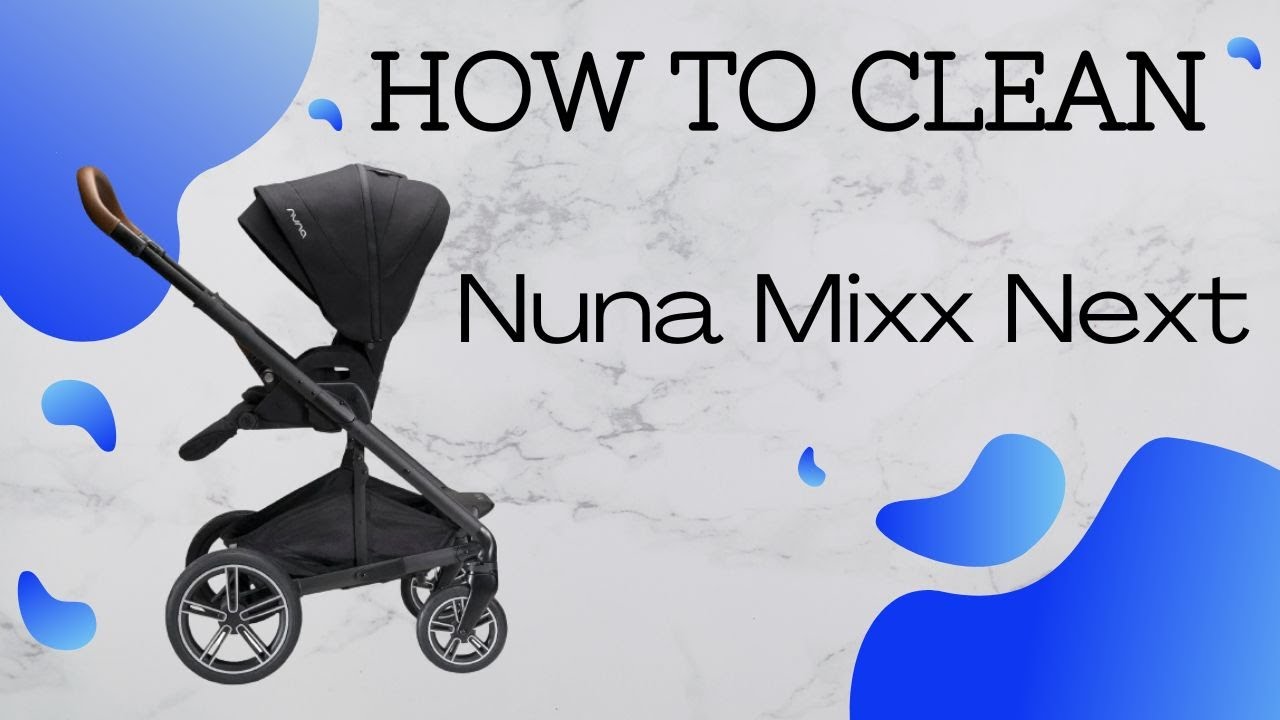 Как постирать коляску Nuna Mixx Next (снять и надеть тканевые части)