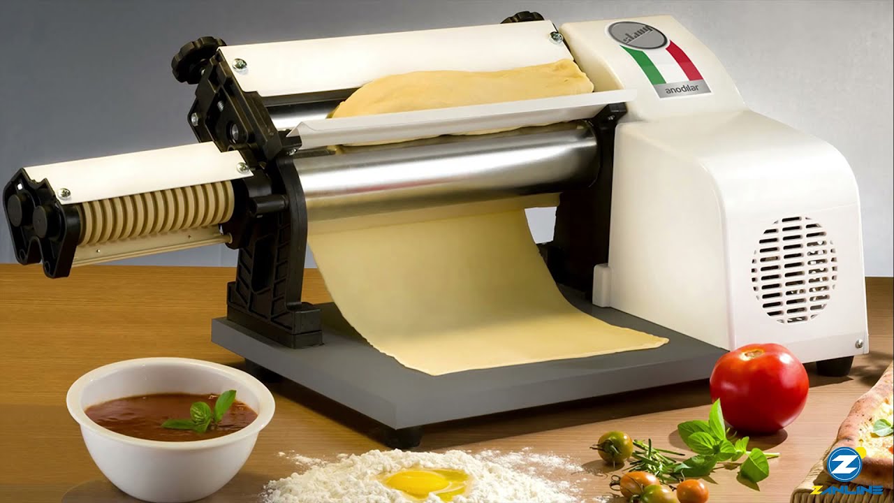 Cilindro Laminador de Massas Elétrico 28cm com Cortador Anodilar