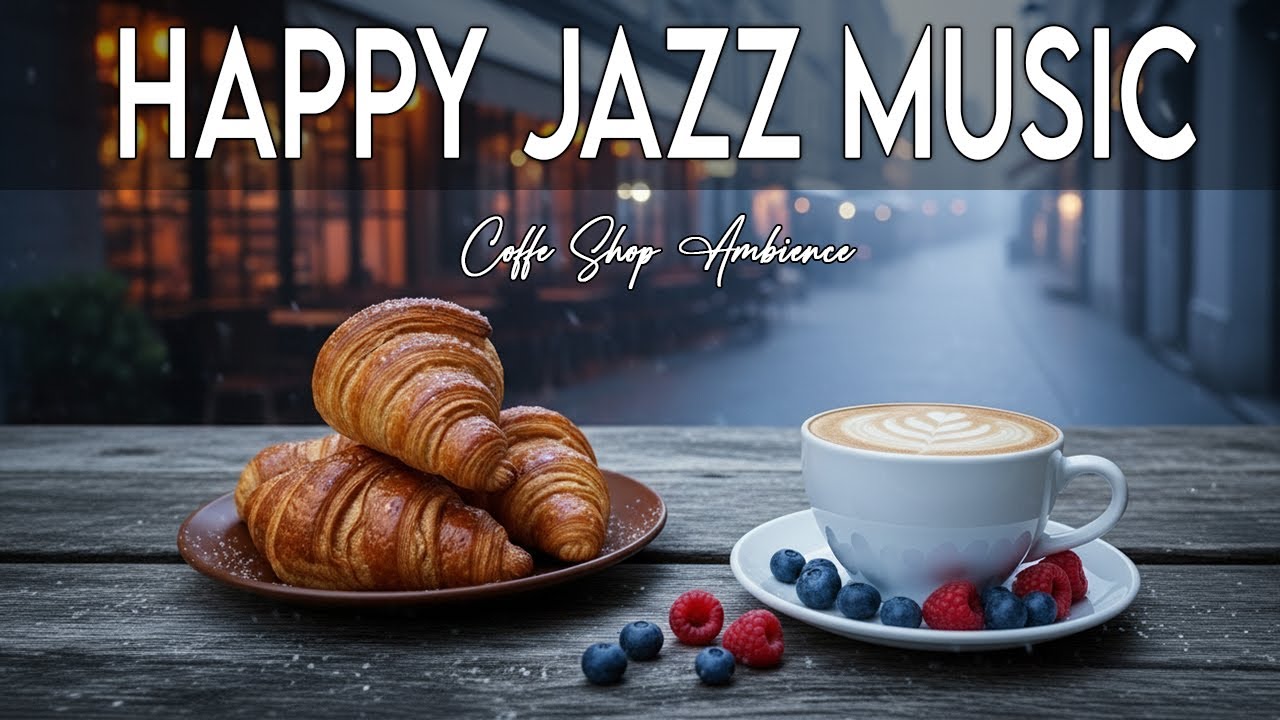 Happy Jazz Music ☕ Sweet Coffee Jazz Music & Holiday Bossa Nova Instrumental for Stress Relief