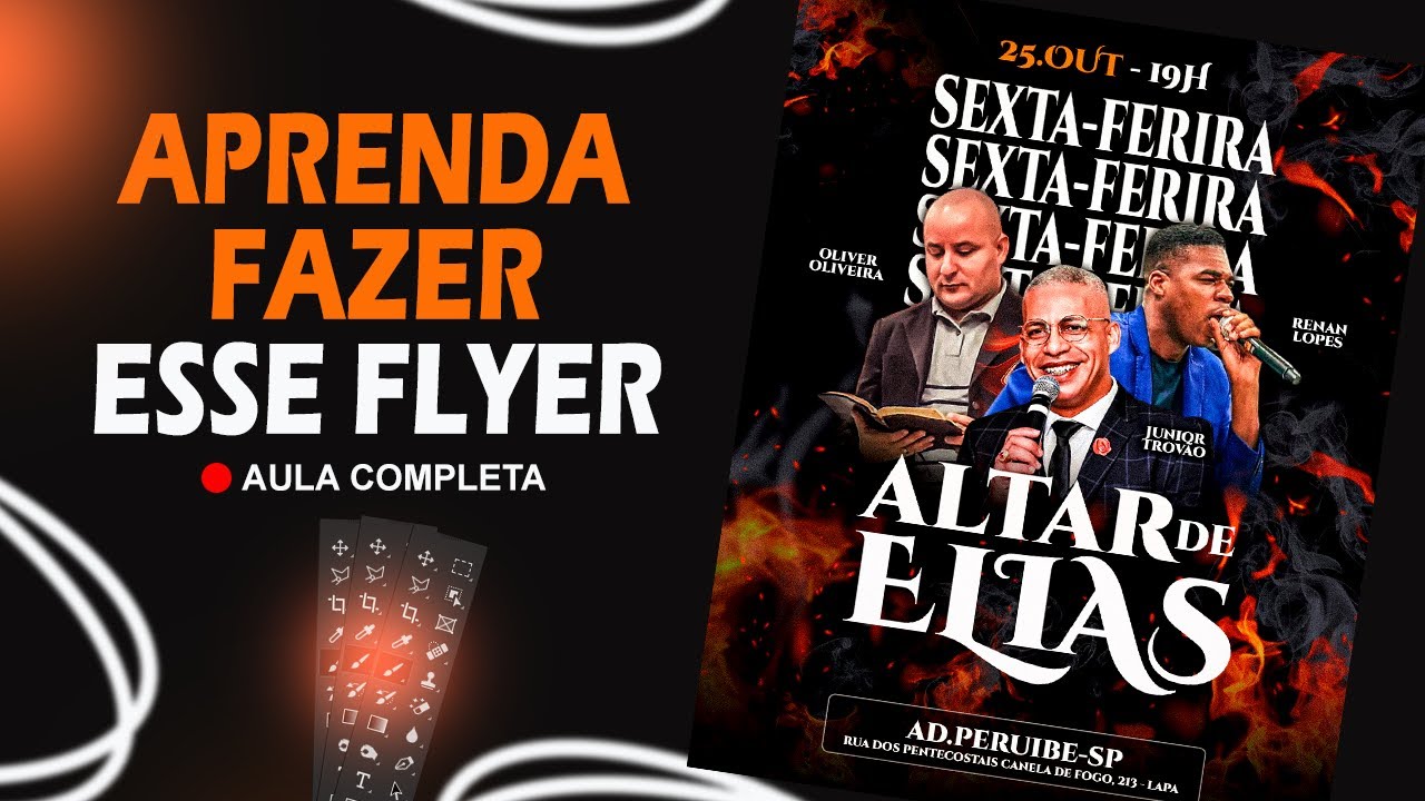 😲👉ATÉ INICIANTE FAZ ESSE (FLYER NO PHOTOSHOP) DE MANEIRA FÁCIL