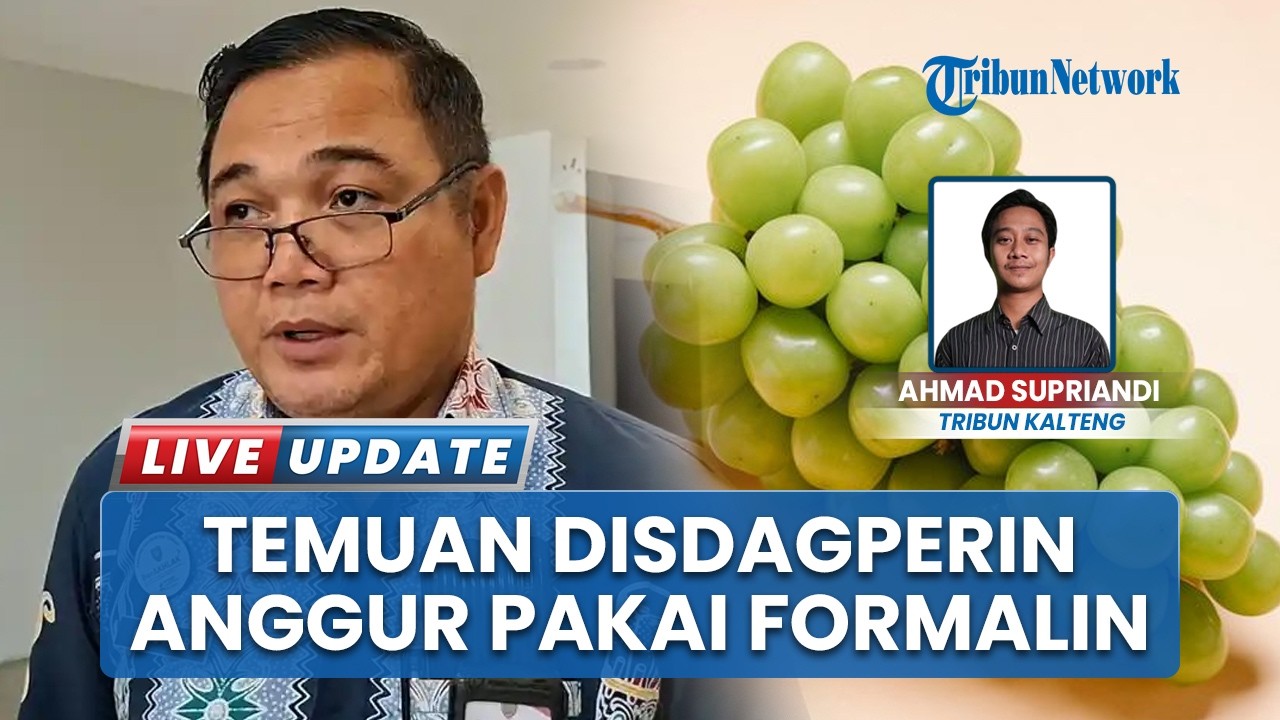 Disdagperin Kalteng Temukan Buah Anggur Dijual di Palangka Raya Terindikasi Formalin