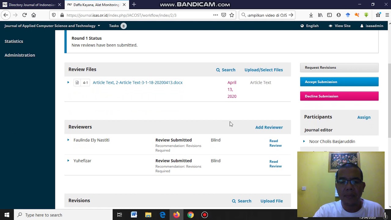 11. Seri Tutorial OJS 3 :  Proses Review hingga Manuskrip masuk ke tahap Production [ Part 3]