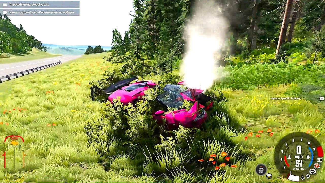 What Happens to Passengers in a Crash? | BeamNG Drive Simulation