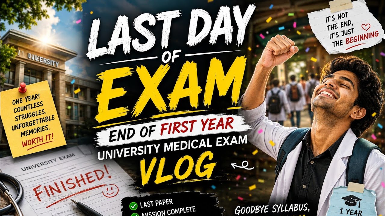 End of first year university exam RUGHS 