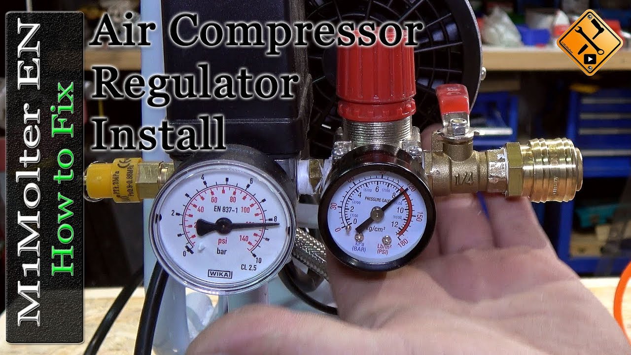 Air Compressor Regulator Install